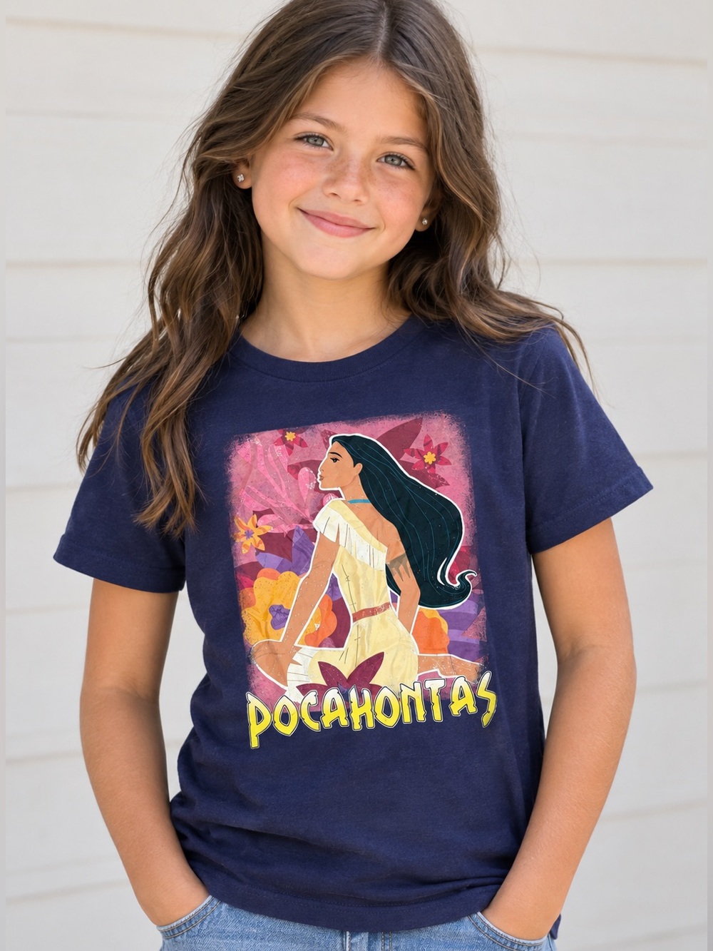 Disney Purple Pocahontas Tee